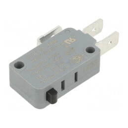 Microîntrerupător SNAP ACTION 16A/250VAC SPDT fără manetă | Electronic-mag.ro | Componente Electronice