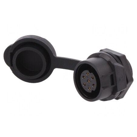 Conector Circular Mamă 7-PIN Aurit 5A | Electronic-mag.ro | Componente Electronice