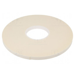 Bandă dublu adezivă albă 12mm x 33m | Electronic-mag.ro | Componente Electronice