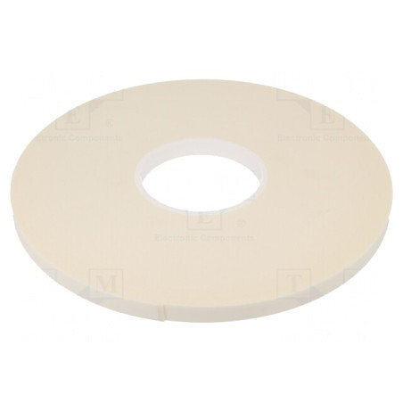 Bandă dublu adezivă albă 12mm x 33m | Electronic-mag.ro | Componente Electronice
