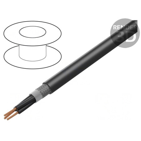 Cablu ÖLFLEX® ROBUST 215C 3x0,5mm2 Negru 300V/500V | Electronic-mag.ro | Componente Electronice