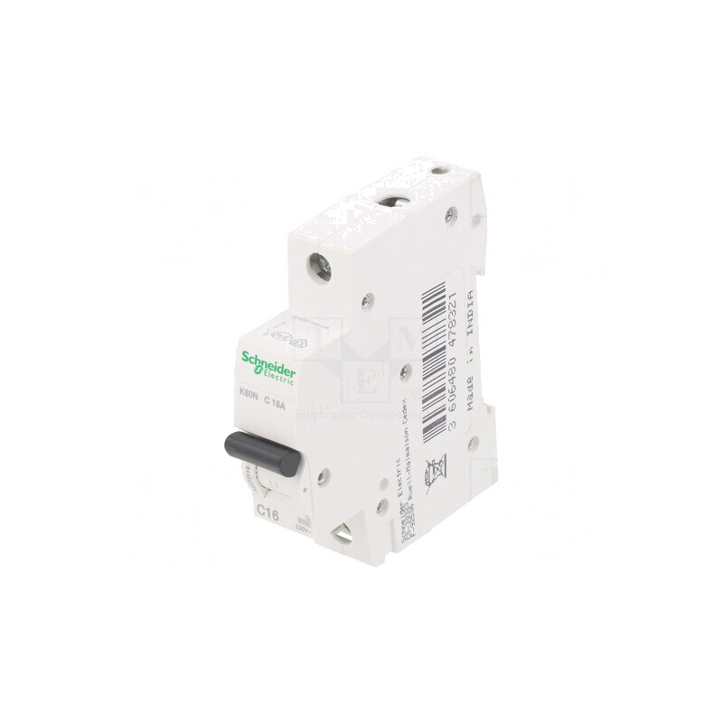 Întrerupător de Supracurent 16A 1P 6kA 230/400VAC | Electronic-mag.ro | Componente Electronice
