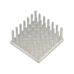 Radiator LED 25x25x12.5mm 5.3K/W