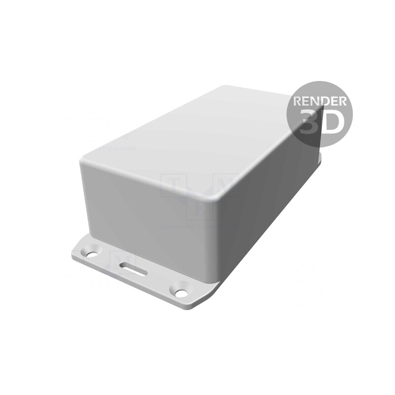 Carcasă universală ABS neagră 65x120x40mm | Electronic-mag.ro | Componente Electronice