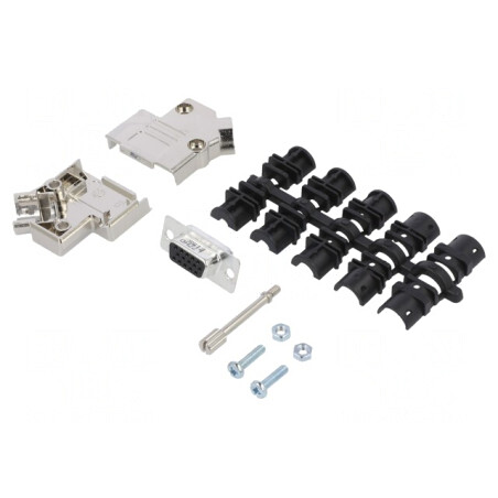 Conector D-Sub HD 15-Pin Mamă Unghi 45° Aurit pentru Cablu | Electronic-mag.ro | Componente Electronice