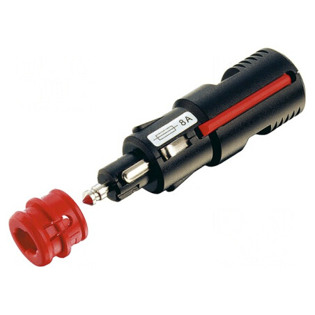 Mufă Brichetă Auto 12-24V 8A Terminal Șurub | Electronic-mag.ro | Componente Electronice