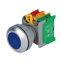 Comutator Acționat prin Apăsare 30mm 1 NC NO | Electronic-mag.ro | Componente Electronice