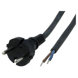 Cablu Electric 2x0,75mm2 5m Negru | Electronic-mag.ro | Componente Electronice