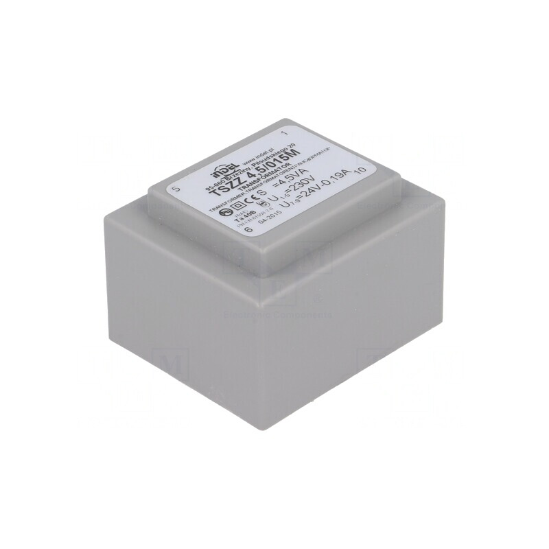 Transformator încapsulat 4,5VA 230V 24V 180mA PCB | Electronic-mag.ro | Componente Electronice