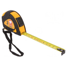 Ruletă de Măsurat 3m 16mm ABS și Cauciuc | Electronic-mag.ro | Componente Electronice