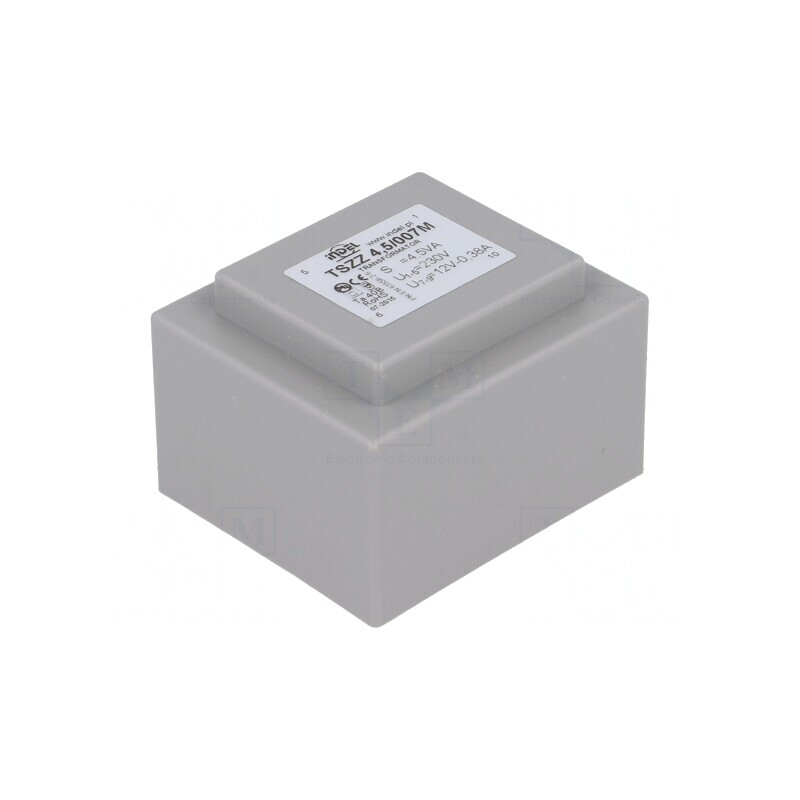 Transformator Încapsulat 4,5VA 230V 12V 370mA PCB | Electronic-mag.ro | Componente Electronice