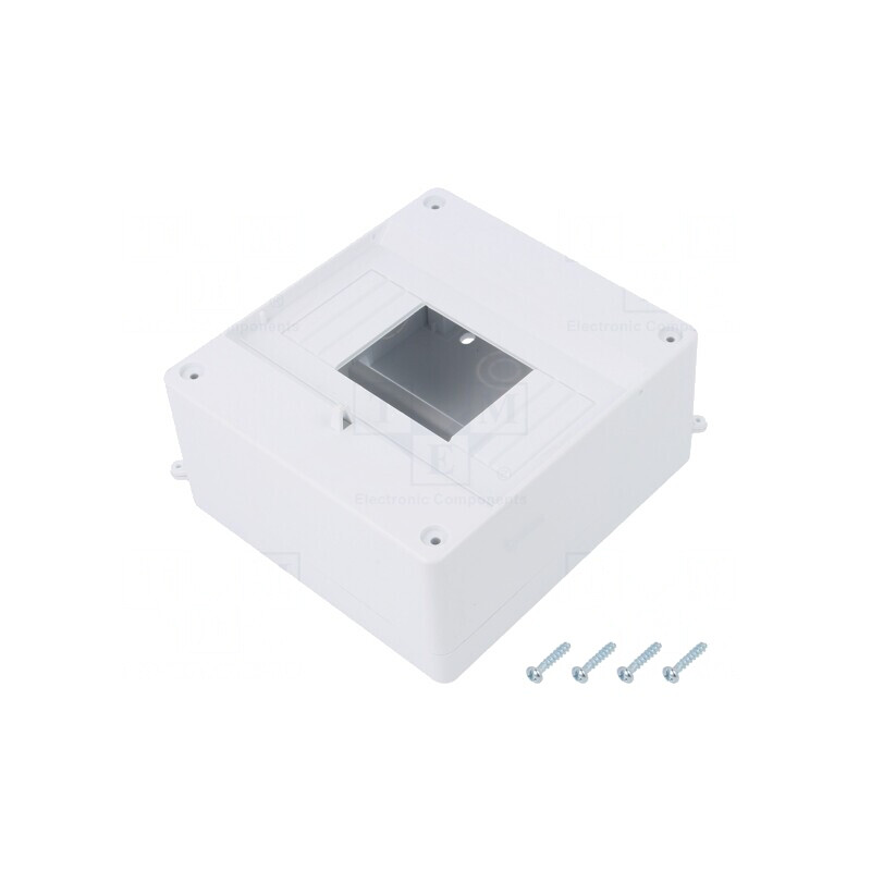 Carcasă pentru aparatură modulară albă IP20 400V 6 module | Electronic-mag.ro | Componente Electronice