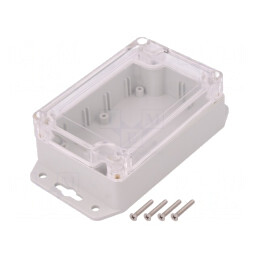 Carcasă Universală Policarbonat Gri 70x105x40mm | Electronic-mag.ro | Componente Electronice