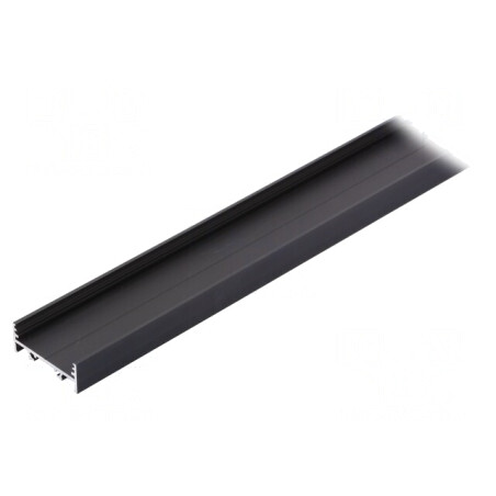 Profil aluminiu anodizat negru pentru module LED 1m VARIO30-01 | Electronic-mag.ro | Componente Electronice
