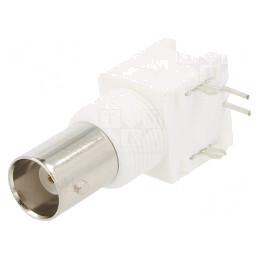 Soclu BNC 90° 50Ω THT Aurit | Electronic-mag.ro | Componente Electronice