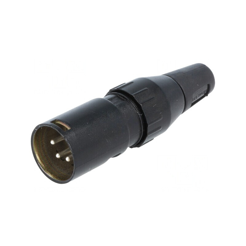 Mufă XLR 4 PIN pentru Cablu | Electronic-mag.ro | Componente Electronice