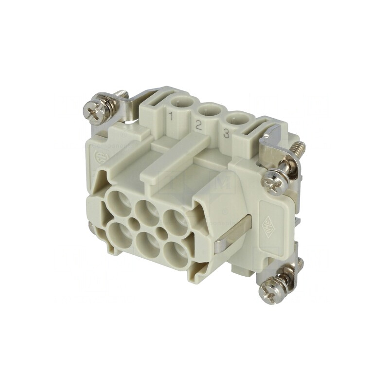 Conector HDC Mamă 6 PIN 16A 500V | Electronic-mag.ro | Componente Electronice