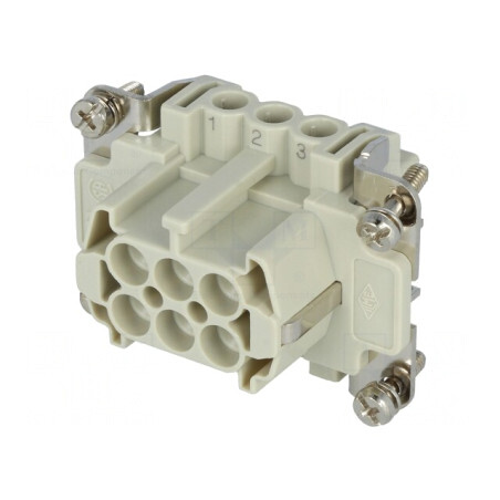 Conector HDC Mamă 6 PIN 16A 500V | Electronic-mag.ro | Componente Electronice