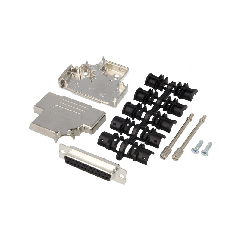 Mufă Mamă D-Sub 25-Pin pentru Lipire pe Cablu - Neagră | Electronic-mag.ro | Componente Electronice Mufă Mamă D-Sub 25-Pin pentru Lipire pe Cablu - Neagră | Electronic-mag.ro | Componente Electronice
