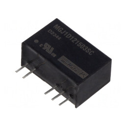 Convertor DC/DC 1W 12V la 15V/-3V SIP THT | Electronic-mag.ro | Componente Electronice