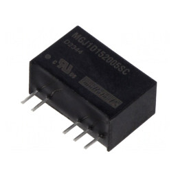 Convertor DC/DC 1W 15V la 20V/-5V SIP THT | Electronic-mag.ro | Componente Electronice