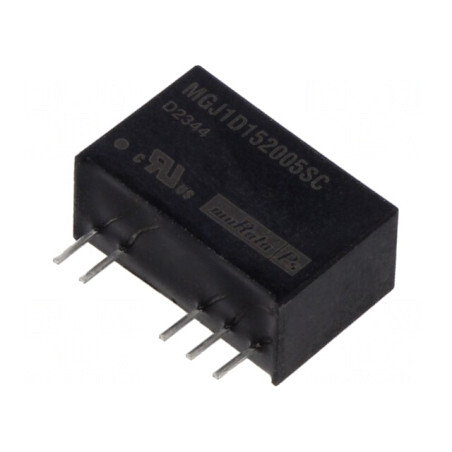 Convertor DC/DC 1W 15V la 20V/-5V SIP THT | Electronic-mag.ro | Componente Electronice