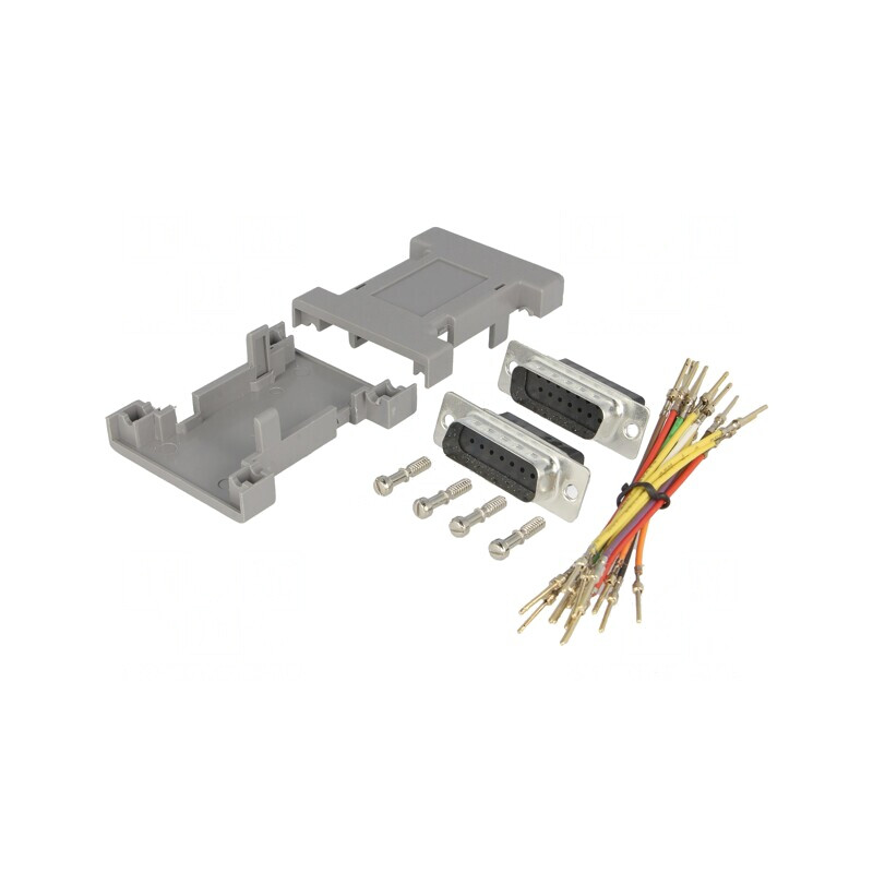 Adaptor D-Sub 15 Pin Dual Tată | Electronic-mag.ro | Componente Electronice