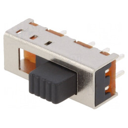 Comutator glisant 3 poziții 0.35A 30VDC PCB THT | Electronic-mag.ro | Componente Electronice
