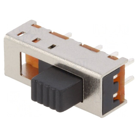 Comutator glisant 3 poziții 0.35A 30VDC PCB THT | Electronic-mag.ro | Componente Electronice