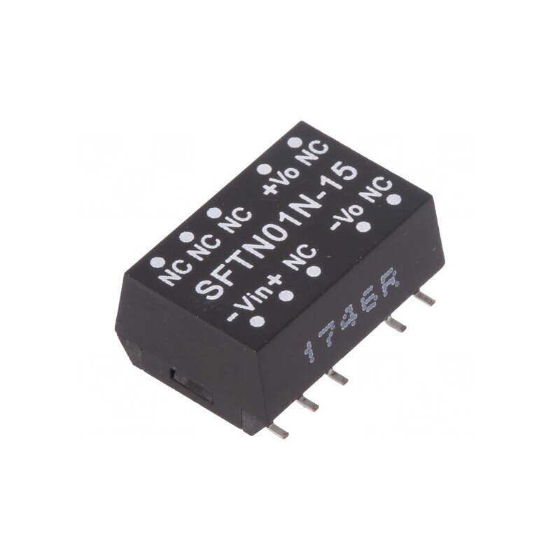 Convertor DC/DC 1W 21.6-26.4V la 15V 67mA SMD | Electronic-mag.ro | Componente Electronice