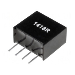 Convertor DC/DC 1W 4.5-5.5V la 9V 110mA SIP4 | Electronic-mag.ro | Componente Electronice