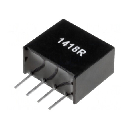 Convertor DC/DC 1W 4.5-5.5V la 9V 110mA SIP4 | Electronic-mag.ro | Componente Electronice