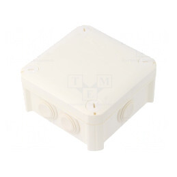 Cutie de Conexiuni IP66 114x114x57mm Albă | Electronic-mag.ro | Componente Electronice