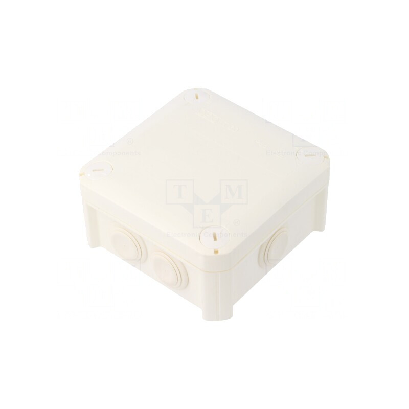 Cutie de Conexiuni IP66 114x114x57mm Albă | Electronic-mag.ro | Componente Electronice
