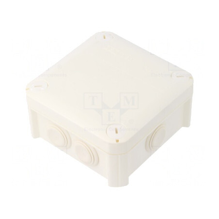 Cutie de Conexiuni IP66 114x114x57mm Albă | Electronic-mag.ro | Componente Electronice