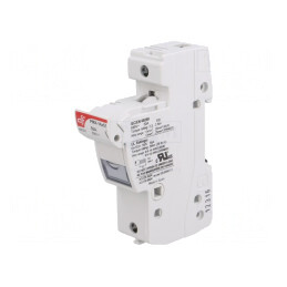 Clema Siguranțe 14x51mm pentru Șină DIN 50A Gri | Electronic-mag.ro | Componente Electronice