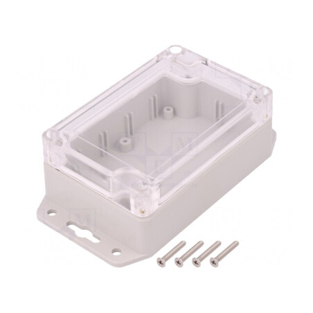 Carcasă Universală ABS Gri 70x105x40mm cu Garnitură | Electronic-mag.ro | Componente Electronice