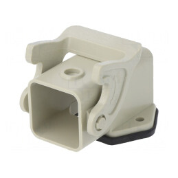 Carcasă pentru conectori HDC D3A IP65 cu clichet | Electronic-mag.ro | Componente Electronice