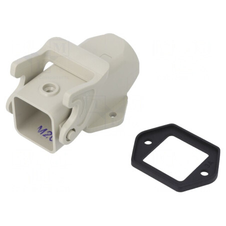 Carcasă Conectori HDC D3A Clichet Drept | Electronic-mag.ro | Componente Electronice