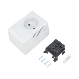 Carcasă Alimentator fără Împământare 65x90x57mm | Electronic-mag.ro | Componente Electronice