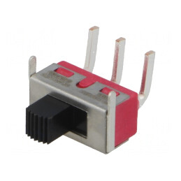 Comutator Glisant Pozitie 2 SPDT 3A 250VAC 6A 28VDC ON-ON THT | Electronic-mag.ro | Componente Electronice