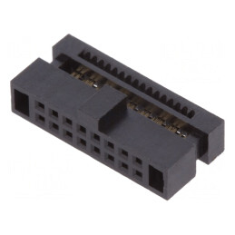 Mufă șiruri pini Minitek127 mamă 16 pini 1,27mm IDC | Electronic-mag.ro | Componente Electronice