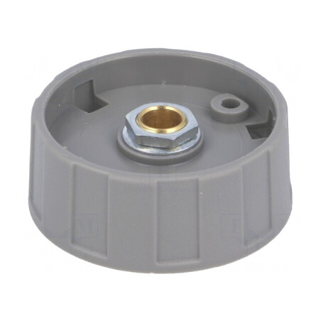 Buton Rotativ Gri ABS Ø6mm Ø40x15.5mm | Electronic-mag.ro | Componente Electronice