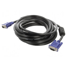 Cablu D-Sub 15 pini HD Negru 5m