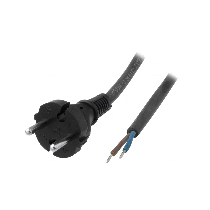 Cablu Electric 2x1,5mm2 3m Negru | Electronic-mag.ro | Componente Electronice
