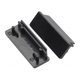 Obturator Negru LED Profile 20 buc Wide24 ABS | Electronic-mag.ro | Componente Electronice