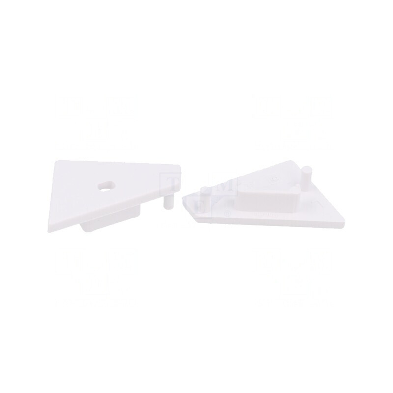 Obturator Alb pentru Profile LED, 20 Buc, ABS GEN2 cu Orificiu | Electronic-mag.ro | Componente Electronice Obturator Alb pentru Profile LED, 20 Buc, ABS GEN2 cu Orificiu | Electronic-mag.ro | Componente Electronice