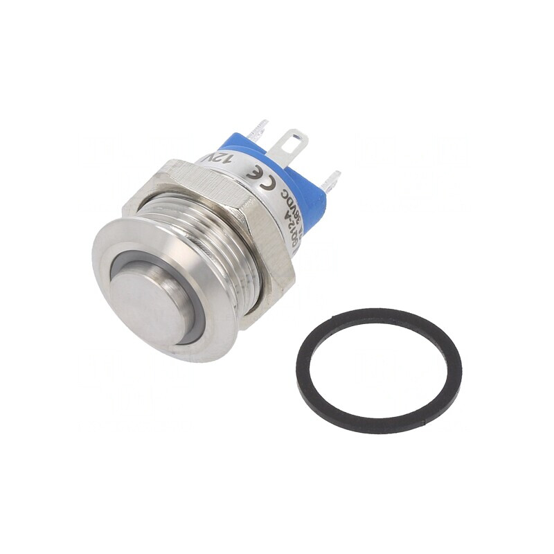 Comutator Anti-vandalism Roșu IP65 SPST-NO 2A 36VDC | Electronic-mag.ro | Componente Electronice