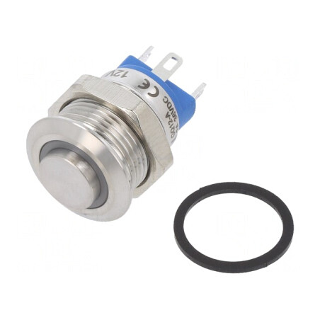 Comutator Anti-vandalism Roșu IP65 SPST-NO 2A 36VDC | Electronic-mag.ro | Componente Electronice