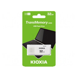 Memorie USB 32GB USB 2.0 HAYABUSA Albă | Electronic-mag.ro | Componente Electronice